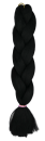 Braids schwarz 1b - einfarbiges synthetisches Flechthaar